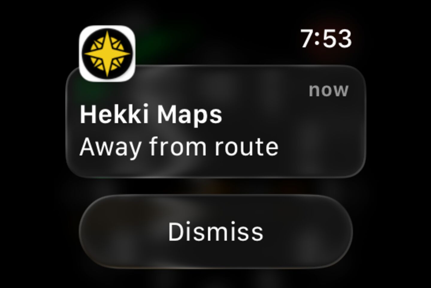 Hekki Maps off-route alerts